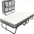 Folding Bed with Mattress, 75\