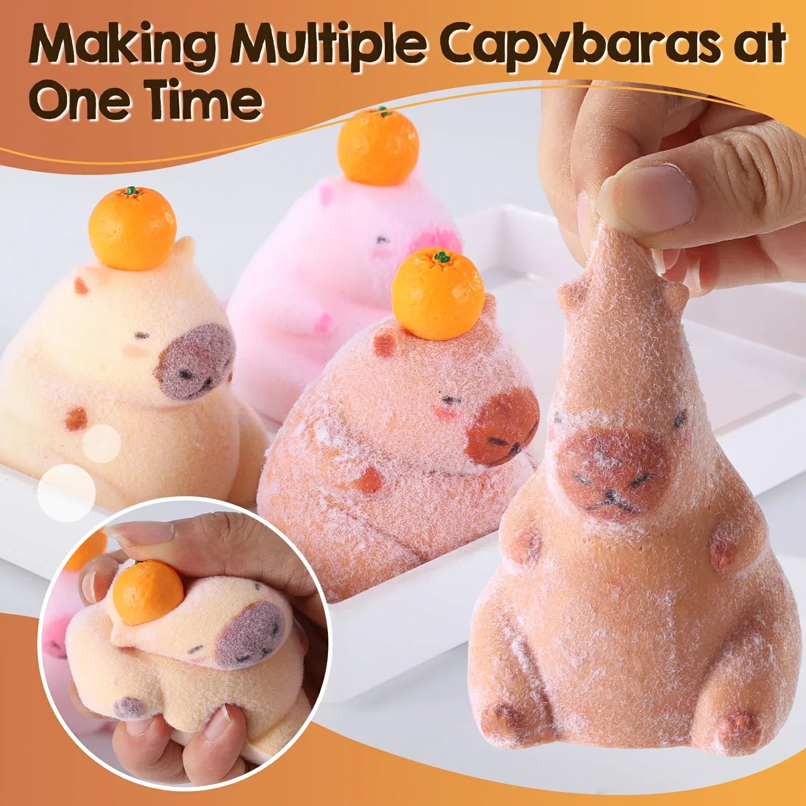 Capybara Taba Squishy Mold