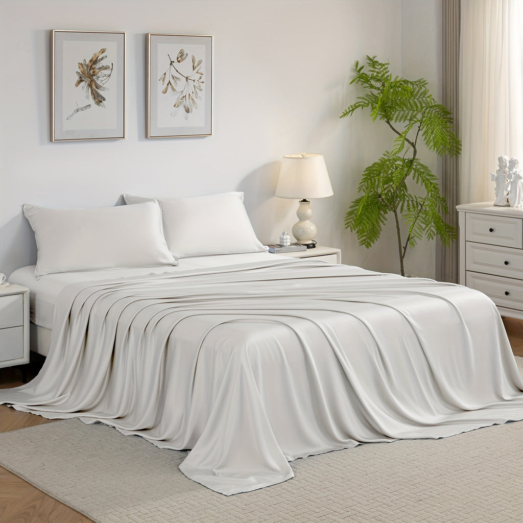 Sheet Set 3pcs\u002F4pcs, 100% Viscose Derived from Bamboo, 16\