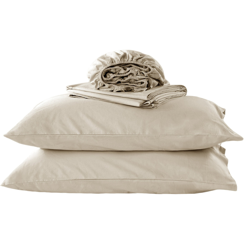 4pcs Sheet Set, Soft and Comfortable Home Bed Sheets, Non-fading Egyptian Cotton-linen Blend Bed Sheets, Deep Pocket 16in, Available for Multi-size Mattresses, All Seasons Use, Suitable for Travel, Hotels, Perfect Gifts